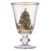 Ashdene 4 Piece Spirit of Christmas 300ml Glass Goblet Set