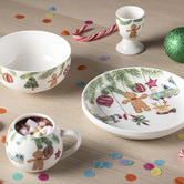 Ashdene Ashdene 4 Piece Kids&#039; Hanging Out for Christmas Dinner Set