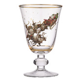 Ashdene 4 Piece Spirit of Christmas 300ml Glass Goblet Set