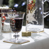 Ashdene 4 Piece Spirit of Christmas 300ml Glass Goblet Set