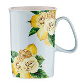 Ashdene Citrus Blooms 350ml New Bone China Mugs