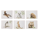 Ashdene 6 Piece Kids&#039; Bush Buddies Placemat Set
