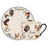 Ashdene Heartland 400ml New Bone China Cup &amp; Saucer