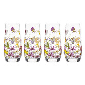 Ashdene Pressed Flowers 540ml Highball Glasses