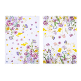 Ashdene 2 Piece Pressed Flowers Cotton Kitchen Towel Set
