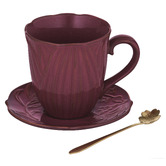 Ashdene Petals 510ml Mug &amp; Saucer with Spoon