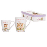 Ashdene 2 Piece Mini Me Bear Mug Set