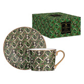 Ashdene Emerald Decadence 230ml Cup &amp; Saucer