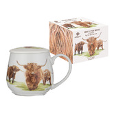 Ashdene Highland Herd 430ml Mug with Infuser