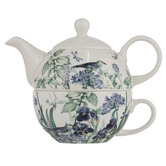 Ashdene Iris Garden 450ml Tea for One with Infuser