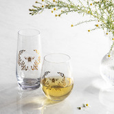 Ashdene Elegant Bee 470ml Crystal Highball Tumblers
