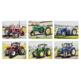 Ashdene 6 Piece Tractors Then &amp; Now Placemat Set
