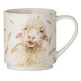 Ashdene 4 Piece Farmyard Faces 330ml Stackable Mug Set