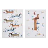 Ashdene 2 Piece Dachshund Canine Capers Kitchen Towel Set