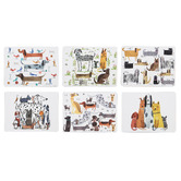 Ashdene 6 Piece Canine Capers Placemat Set