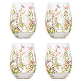Ashdene Wildflowers 570ml Crystal Tumblers