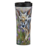 Ashdene Kangaroo Joey Babies of the Bush 500ml Travel Mug