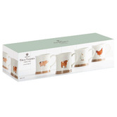 Ashdene 4 Piece Farm Friends 430ml Mug Set