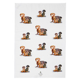 Ashdene 2 Piece Daschund Puppy Love Kitchen Towel Set