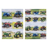 Ashdene 2 Piece Tractors Then Now Kitchen Towel Set