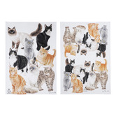 Ashdene 2 Piece Purrrfect Moments Kitchen Towel Set