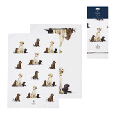 Ashdene 2 Piece Labrador Puppy Love Kitchen Towel Set