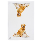 Ashdene 2 Piece Golden Retriever Puppy Love Kitchen Towel Set