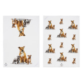 Ashdene 2 Piece Staffy Terrier Puppy Love Kitchen Towel Set