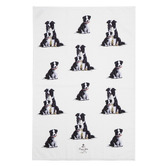 Ashdene 2 Piece Border Collie Puppy Love Border Kitchen Towel Set