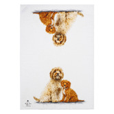 Ashdene 2 Piece Cavoodle Puppy Love Kitchen Towel Set