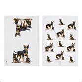 Ashdene 2 Piece Kelpie Puppy Love Kitchen Towel Set