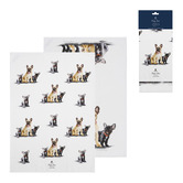 Ashdene 2 Piece French Bulldog Puppy Love Kitchen Towel Set