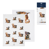 Ashdene 2 Piece Daschund Puppy Love Kitchen Towel Set