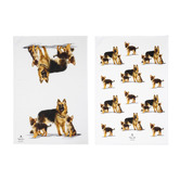 Ashdene 2 Piece German Shepherd Puppy Love Kitchen Towel Set