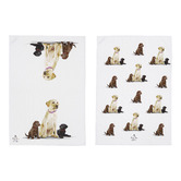 Ashdene 2 Piece Labrador Puppy Love Kitchen Towel Set