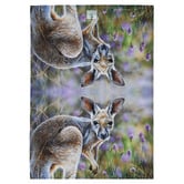 Ashdene 2 Piece Kangaroo &amp; Wombat Babies of the Bush Kitchen Towel Set