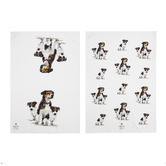 Ashdene 2 Piece Jack Russell Puppy Love Jack Kitchen Towel Set