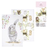 Ashdene 2 Piece Bunny Tales Cotton Tea Towel Set