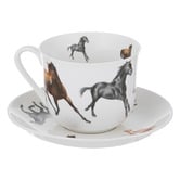Ashdene Horses by Charlotte 430ml Cup &amp; Saucer