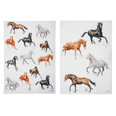 Ashdene 2 Piece Horses by Charlotte Tea Towel Set