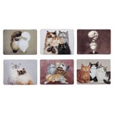 Ashdene 6 Piece Kim's Cats Placemat Set