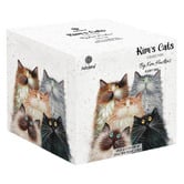Ashdene Kim's Cats Fluffy Five 330ml Mugs &amp; Coasters