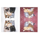 Ashdene 2 Piece Kim's Cats Fluffy Friends Tea Towel Set