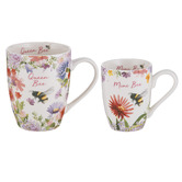 Ashdene 2 Piece Mini Me Queen &amp; Liittle Bee Mug Set