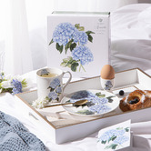Ashdene 3 Piece Aurielle Hydrangea Breakfast Set