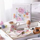 Ashdene 3 Piece Aurielle Garden Flower Breakfast Set