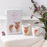 Ashdene 2 Piece Mini Me Mumma &amp; Little Coo Mug Set