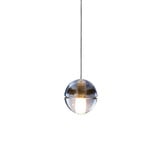 Observatory Lighting Bocci 14.5 Replica Iron and Crystal Pendant Light