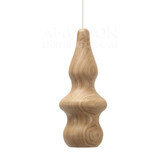 Observatory Lighting Fermetti Bulb D Replica Wooden Pendant Light
