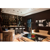 Observatory Lighting Bocci Replica Iron and Crystal 3 Light Pendant
